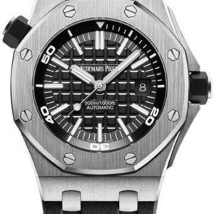 Audemars Piguet Royal Oak Offshore Diver Watch-Black Dial 42mm-15710ST.OO.A002CA.01
