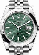 Rolex Datejust 41 Stainless Steel Slate Roman Dial Smooth Bezel Jubilee Bracelet 126300 - New