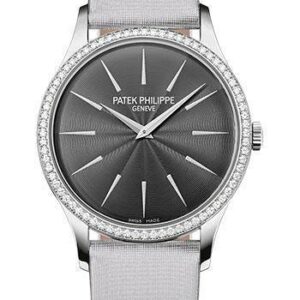 Patek Philippe 33mm Ladies' Calatrava Watch Gray Dial 4897G