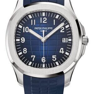 Patek Philippe 42.2mm Men's Aquanaut Watch Blue Dial 5168G