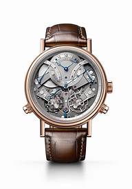 Breguet Tradition 7077 Skeleton Dial Brown 44 MM Watch for Men