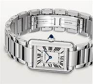 TANK MUST, LARGE, QUARTZ, STEEL, DIAMONDS, LEATHER