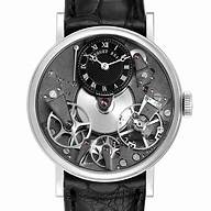 Breguet Tradition 7097 Skeleton Dial Black 40 MM Watch for Men