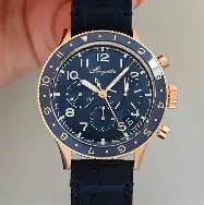 Breguet Type XX Chronograph Men's Blue dial Watch
