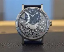 Breguet Tradition 7097 Skeleton Dial Blue 40 MM Watch for Men